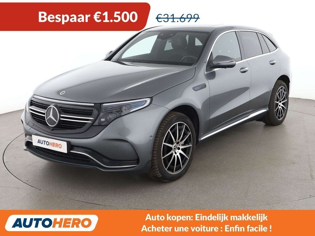 Mercedes-Benz EQC 400 electric drive 300 kW 4Matic AMG Line, Auto's, Automaat, Gebruikt, Zwart, Elektrisch