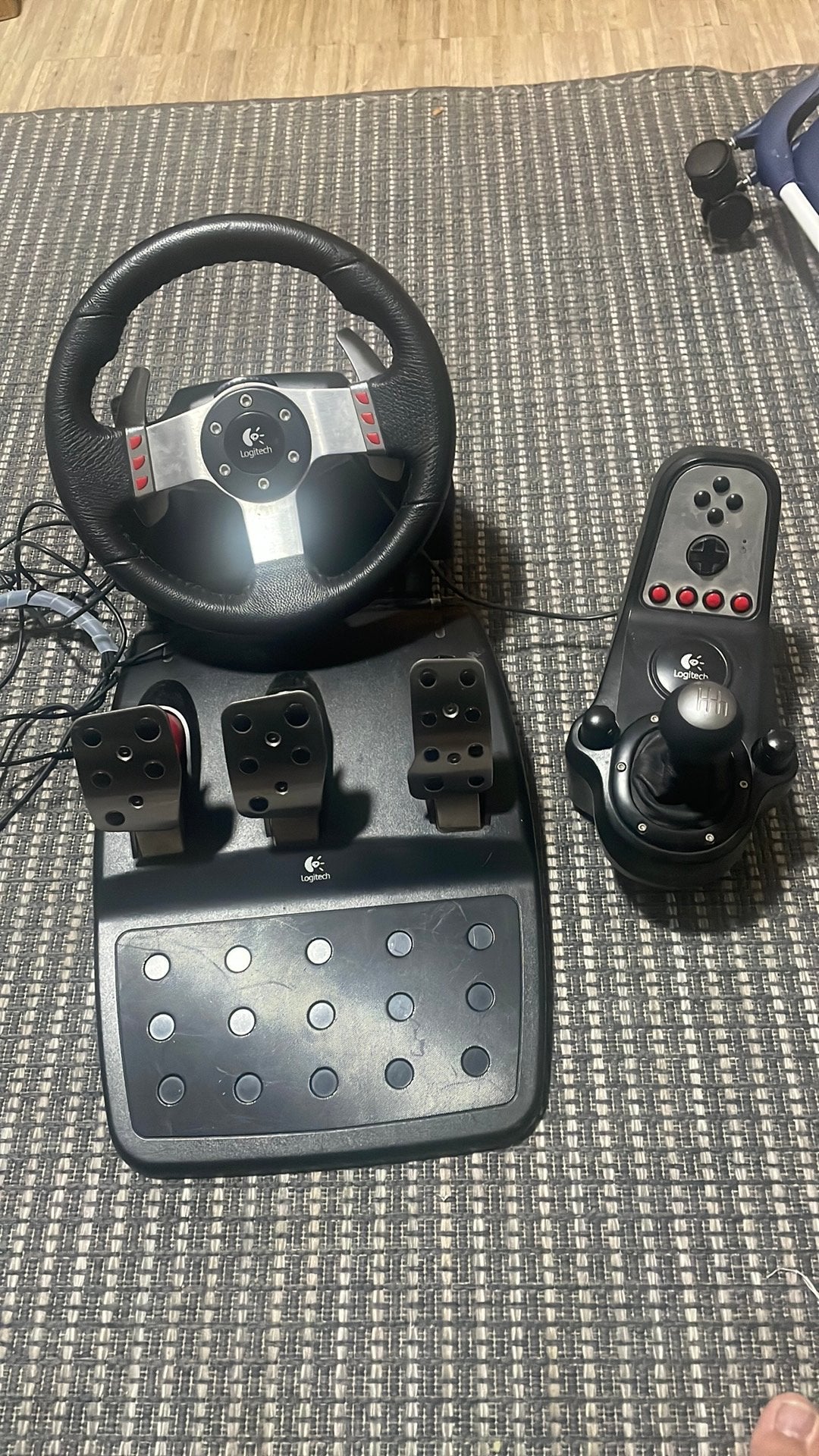Logitech G27 – bijna nieuw – complete set, Consoles de jeu & Jeux vidéo, Enlèvement, Comme neuf