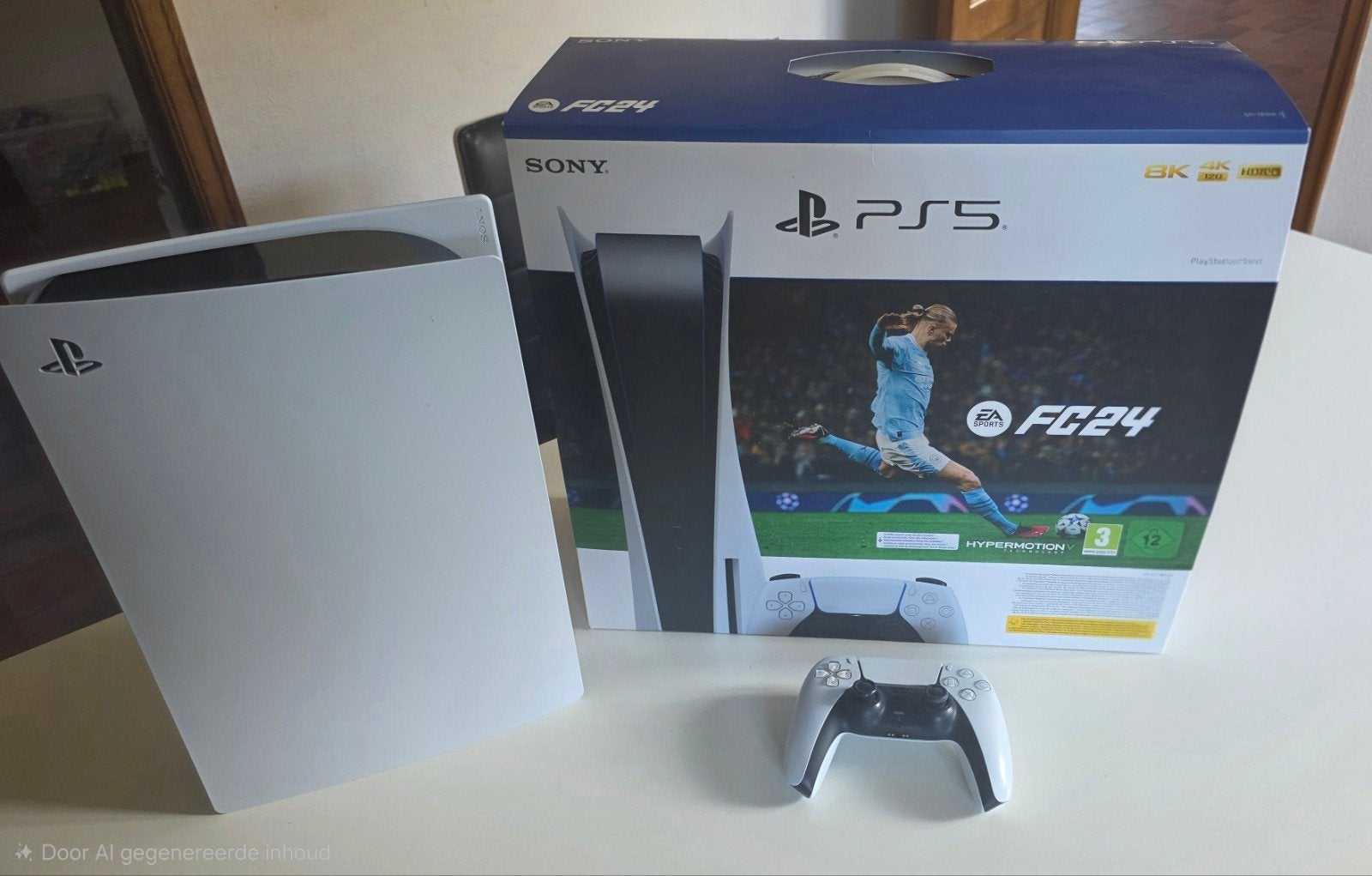 Édition disque PlayStation 5 + manette + câblage, Enlèvement ou Envoi