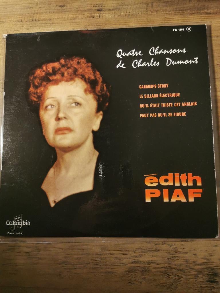 Edith Piaf - Quatre Chansons De Charles Dumont , 10", Enlèvement, Comme neuf, 10 pouces