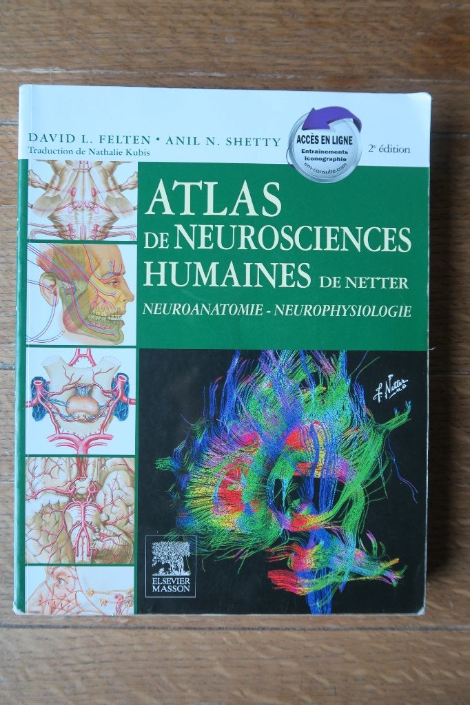 Atlas de neurosciences humaines pour étudiant, Enlèvement, Utilisé, David L. Felten