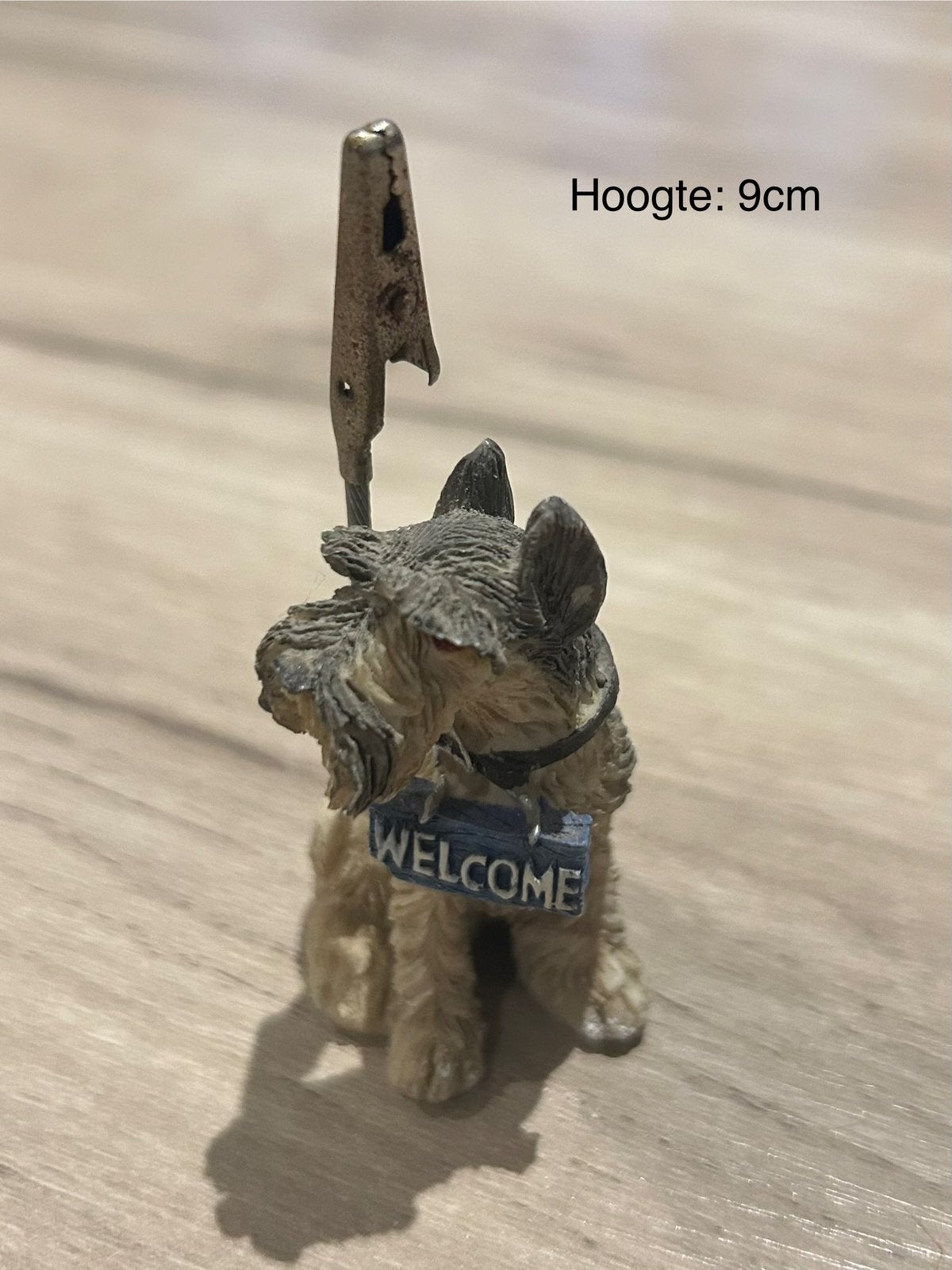 Kaartenhouder hond, Collections, Collections Animaux, Enlèvement ou Envoi, Comme neuf, Chien ou Chat, Statue ou Figurine
