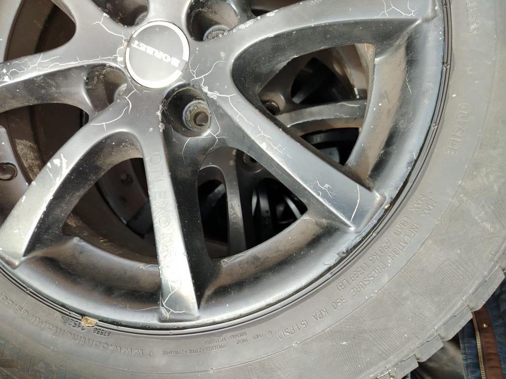 4 Jantes 16" Opel 195 65 16 avec pneus bonne etat, Ophalen, Opel