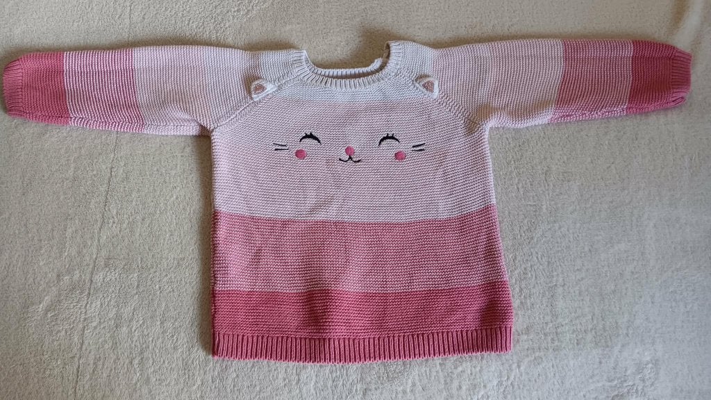 Maat 86 Trui - 3 tinten roze - C&A, Enfants & Bébés, C&A, Pull ou Veste, Enlèvement, Utilisé