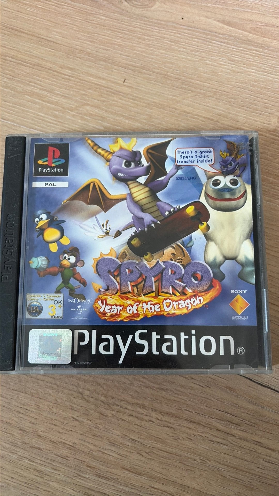 Spyro Year of the Dragon PS1, Games en Spelcomputers, Ophalen of Verzenden, Zo goed als nieuw