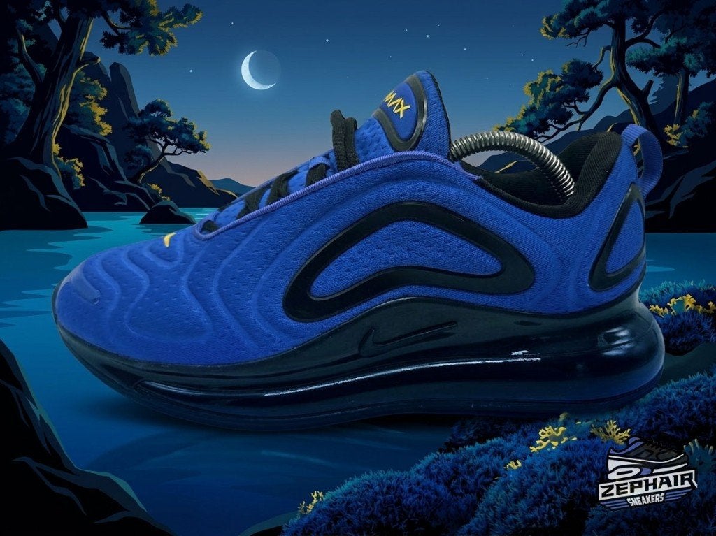 Nike Air Max 720 'Deep Blue' EU42.5 2019, Kleding | Heren, Schoenen, Nike, Sneakers, Gedragen, Verzenden