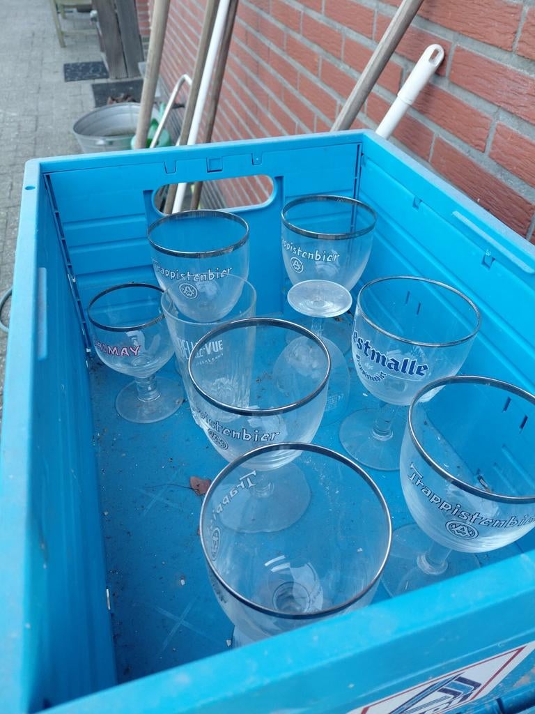 Trappistglazen westmalle, Ophalen