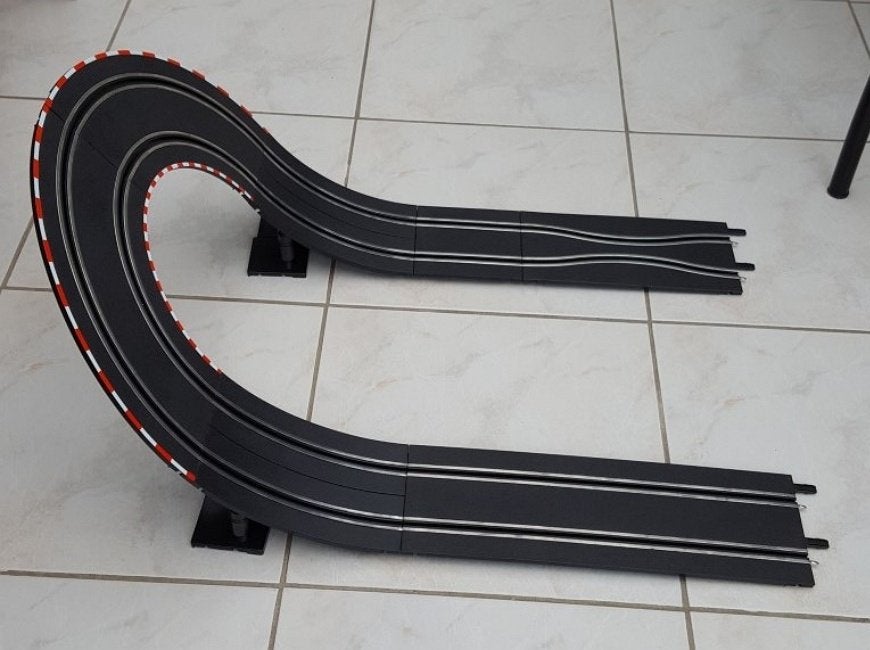 Carrera Go: fly-over + wegversmalling, Carrera, Ophalen of Verzenden, Elektrisch, Racebaan