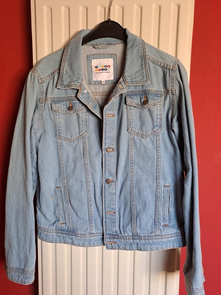 Jeansjas nieuw, Kinderen en Baby's, Kinderkleding | Maat 164, Ophalen
