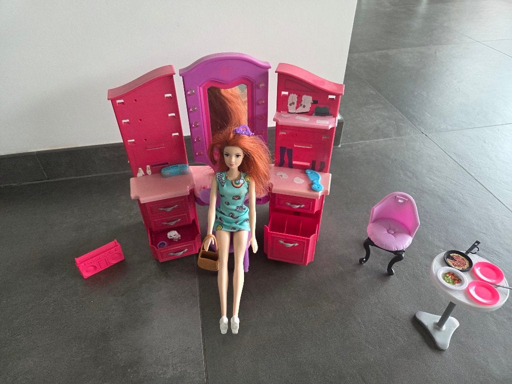 Barbie met keukentje, Ophalen, Gebruikt