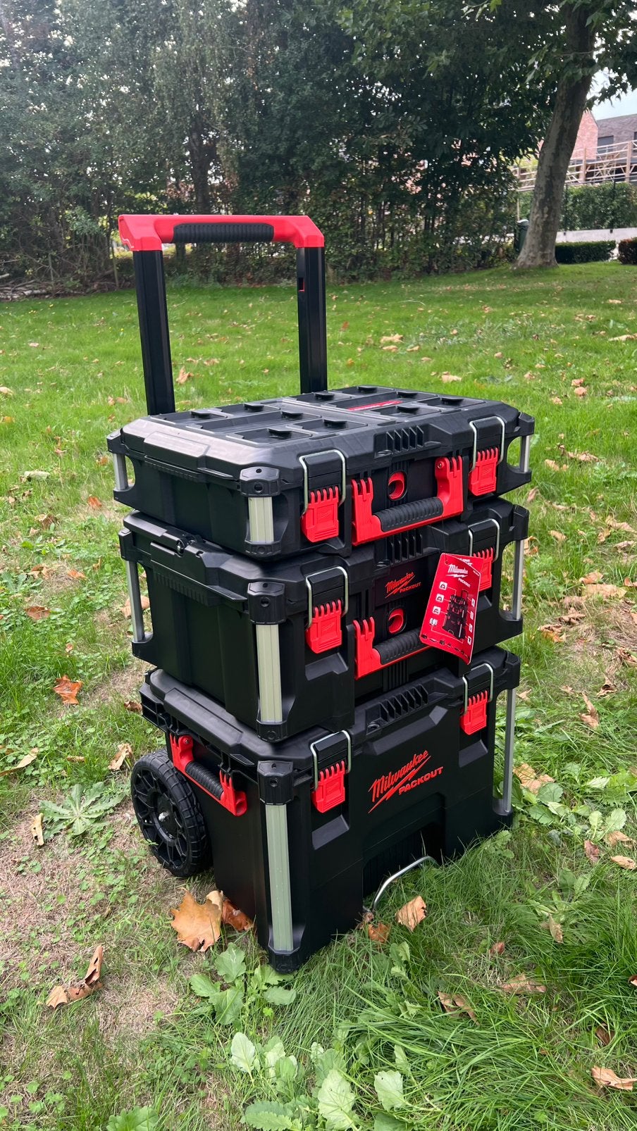 MILWAUKEE 4932464244 PACKOUT kofferset 3-delig, Enlèvement, Comme neuf