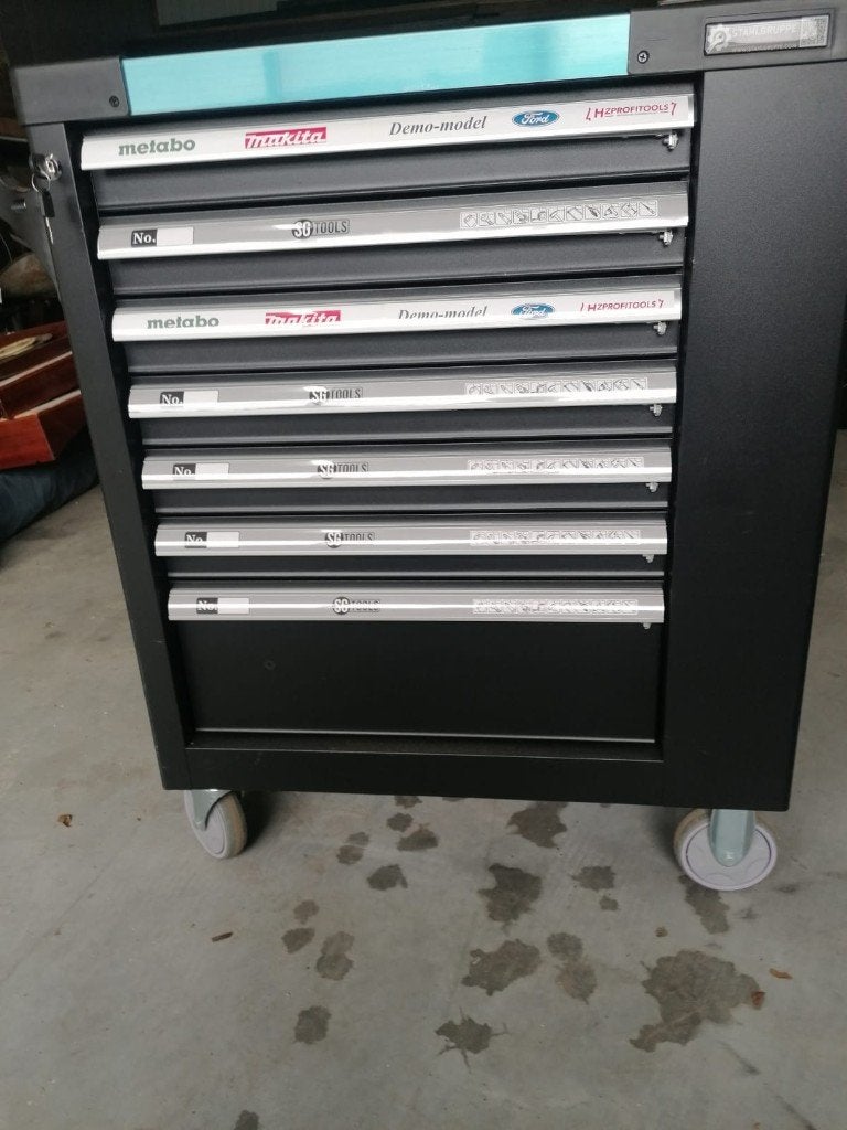 Gereedschapswagen, Doe-het-zelf en Bouw, Ophalen, Gevuld, Nieuw
