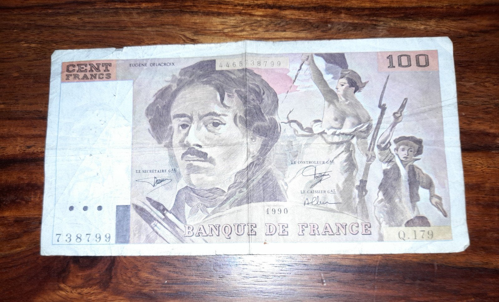 Biljet van 100 Franse frank, Ophalen of Verzenden