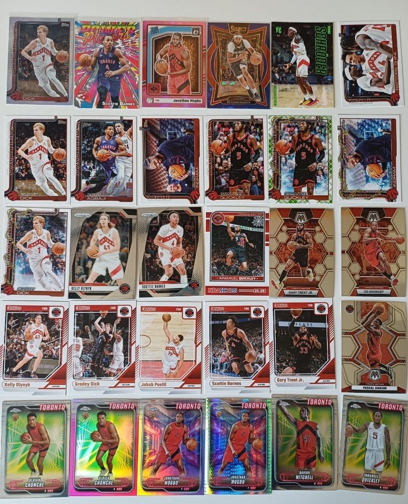 NBA cards Toronto Raptors, Ophalen, Nieuw, Meerdere plaatjes