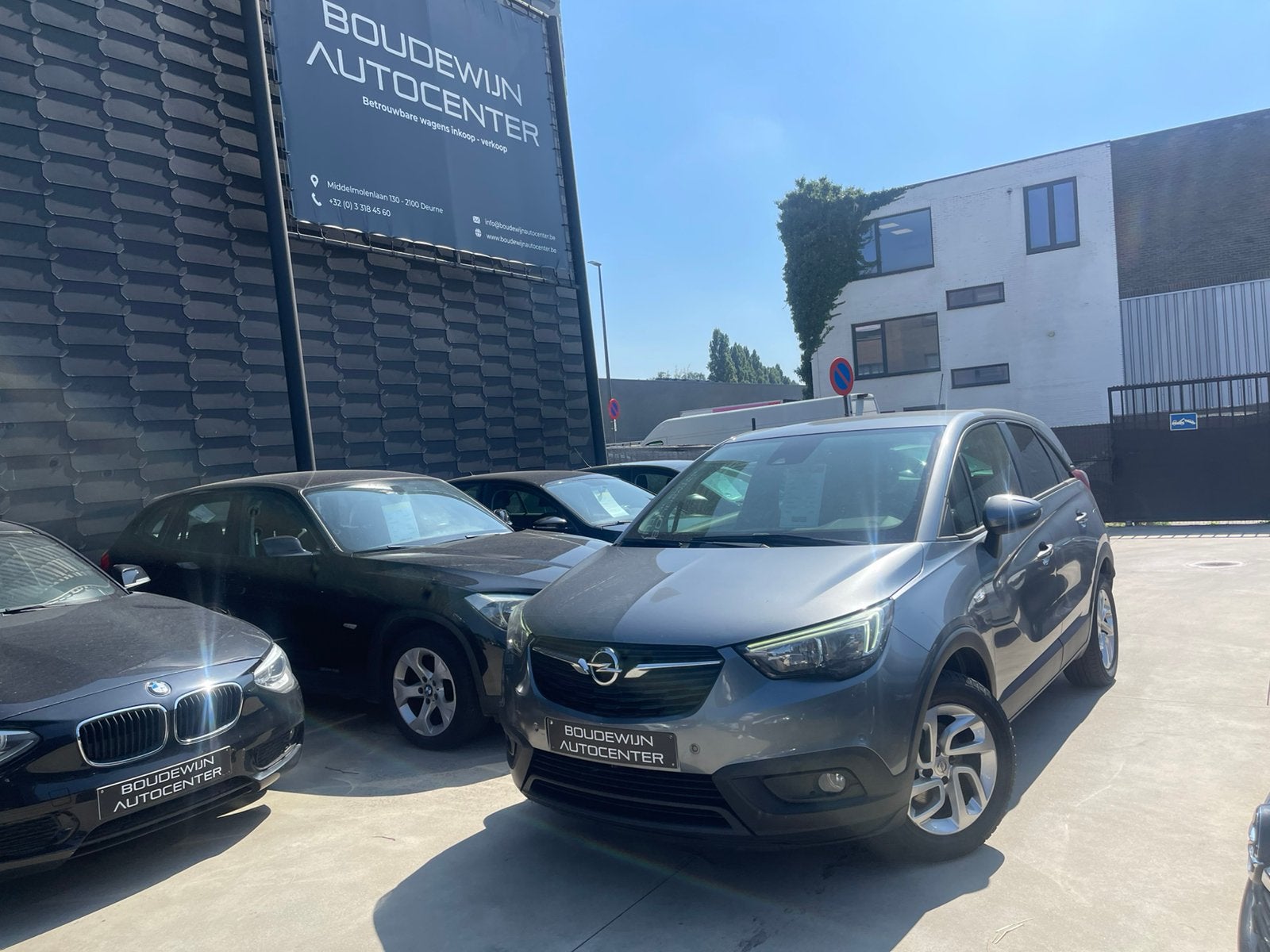 Opel Crossland X 2018 benzine 91.xxxkm Gekeurd Garantie Top!, Autos, Opel, Argent ou Gris, Achat, Garantie prolongée, Noir