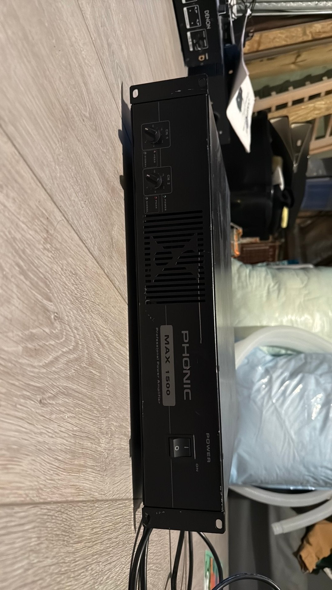 Amplificateur de puissance professionnel Phonic MAX1500, Musique & Instruments, Enlèvement, Utilisé