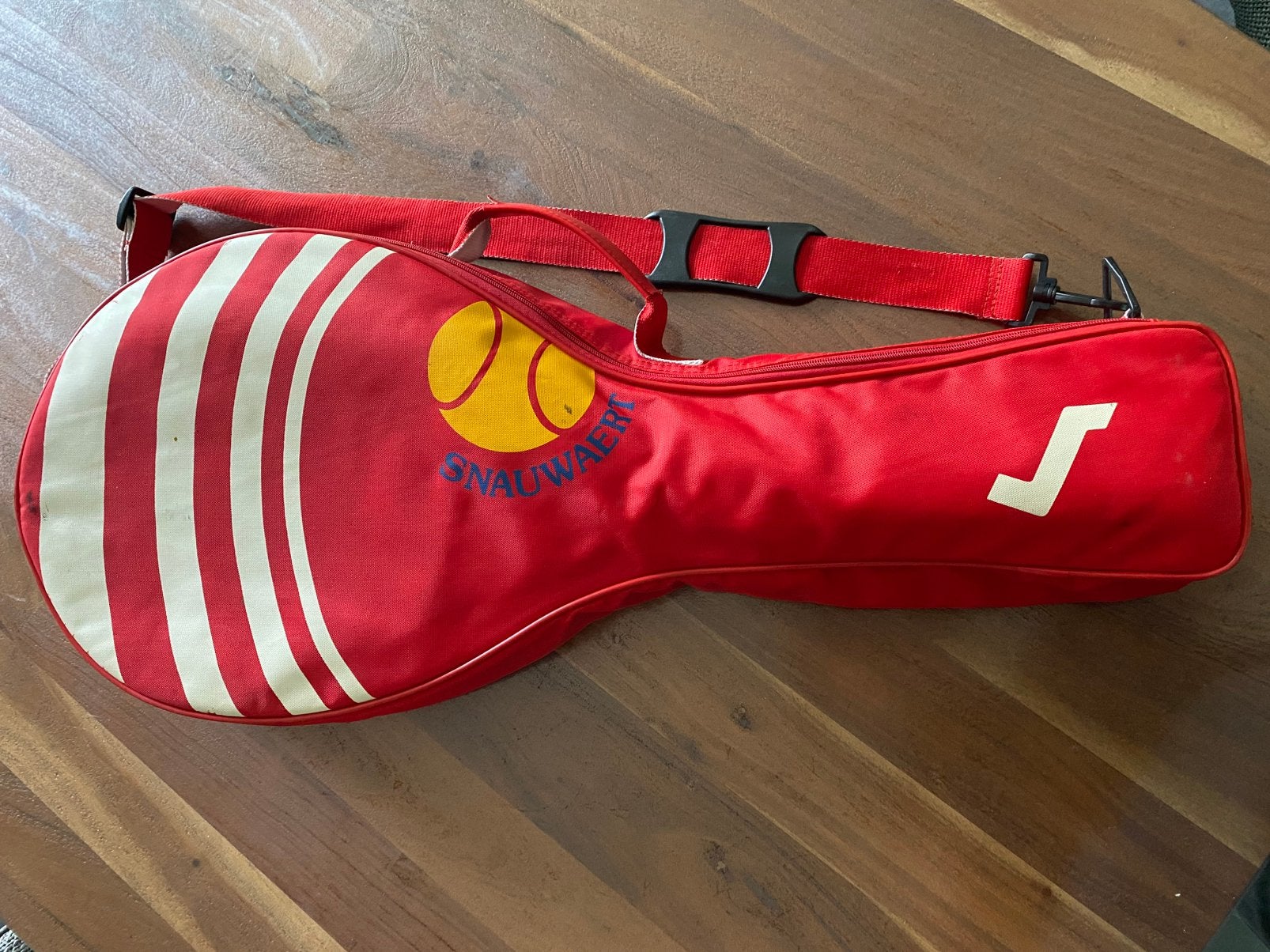 Vintage tennistas Snauwaert, Ophalen, Gebruikt, Tas, Overige merken