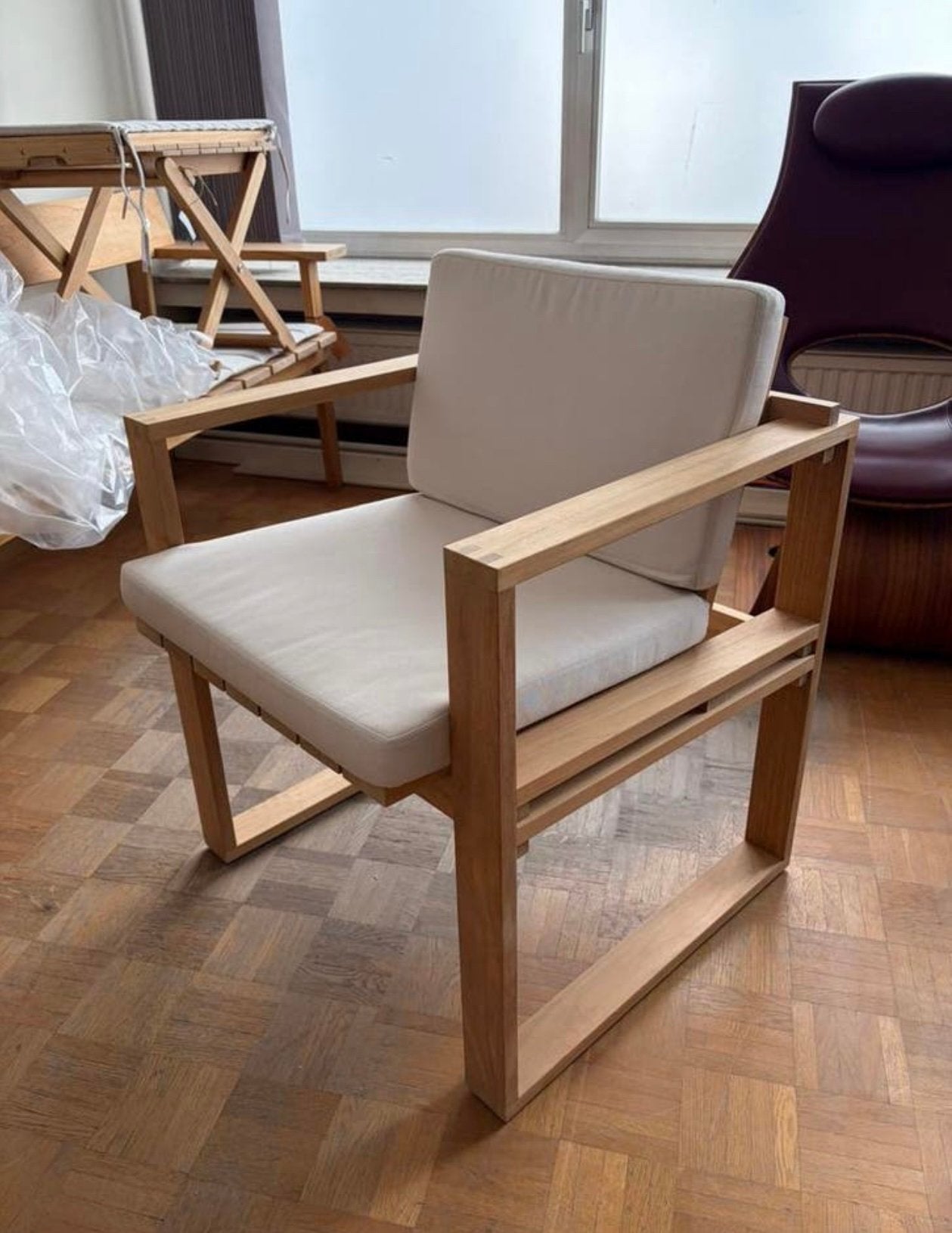 BK10 Carl Hansen & Son Outdoor, Ophalen, Nieuw, Teakhout