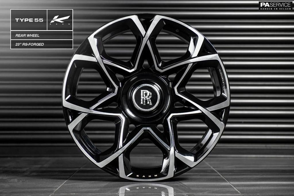 Nieuw 23 inch Kahn Type 55 breedset voor Rolls Royce Cullina, Auto-onderdelen, Banden en Velgen, Velg(en), -, -, Nieuw