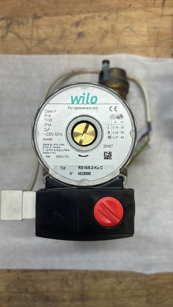 Pomp gasketel wilo, Ophalen