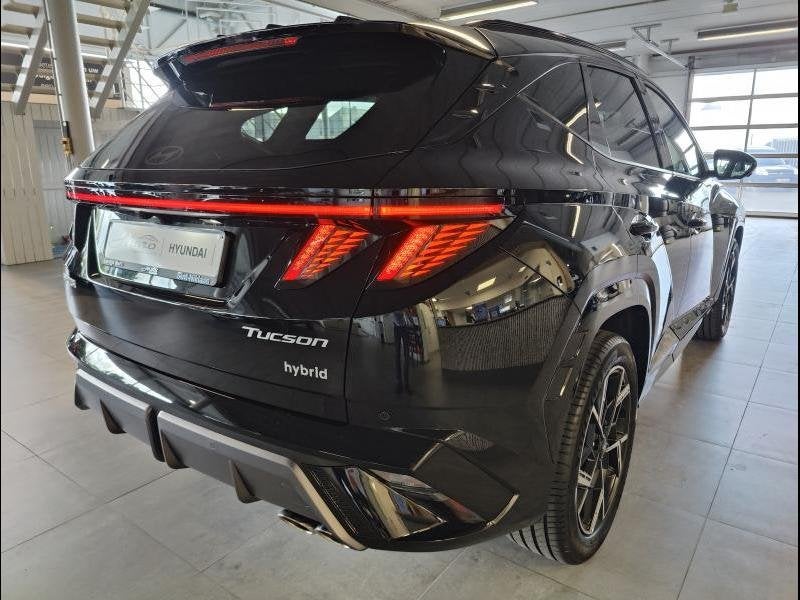 Hyundai Tucson 1.6T-GDi HYBRIDE Shine N-Line  | FULL OPT. |, Auto's, Automaat, 239 pk, Overige brandstoffen, Zwart