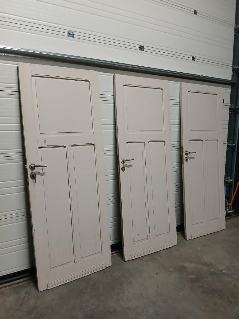 Nieuwe prijzen Antieke & Vintage Houten Binnendeuren vanaf, Doe-het-zelf en Bouw, Deuren en Vliegenramen, Ophalen, 80 tot 100 cm