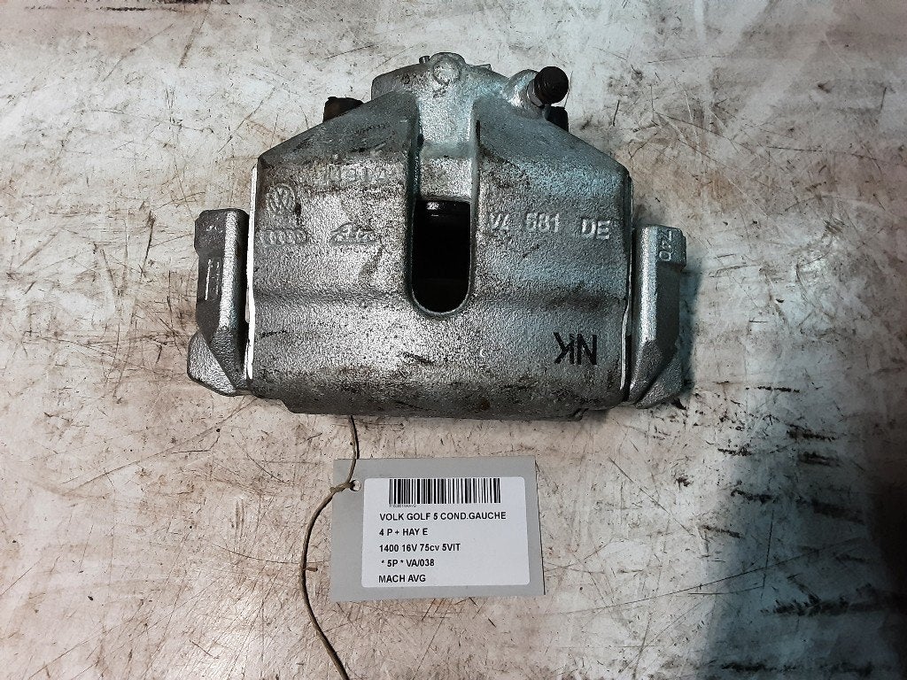 ETRIER DE FREIN AVANT GAUCHE Volkswagen Golf V (1K1), Volkswagen, Mevr. I. Hauben, Utilisé, Rue de l'Espoir 34 34
4030  GRIVEGNÉE, BE