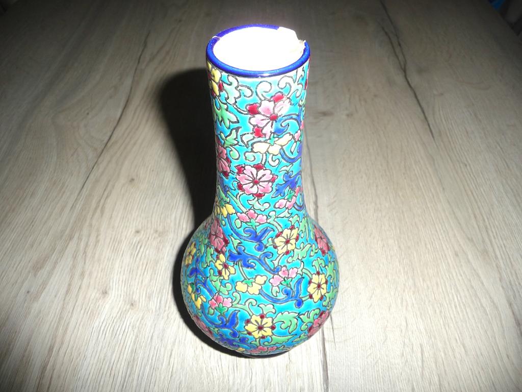 Vase Longwy (à restaurer), Antiquités & Art, Antiquités | Céramique & Poterie, Enlèvement ou Envoi