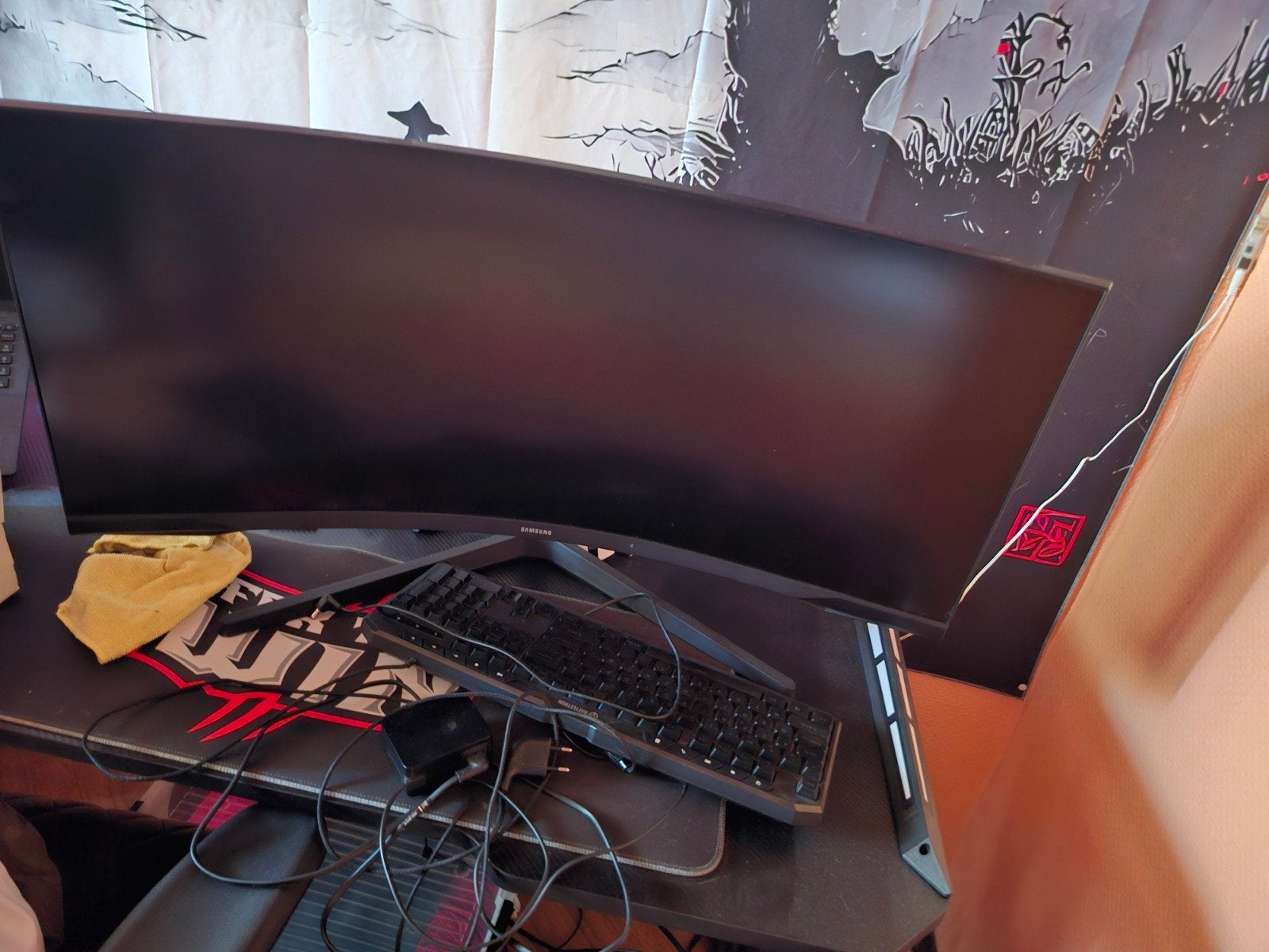 Samsung curved monitor, Enlèvement, Comme neuf, DisplayPort, Gaming