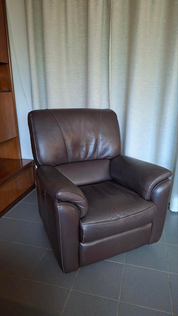 Automatische eenpersoonszetel Chateau d'Ax, Ophalen, Gebruikt, 75 tot 100 cm, Leer