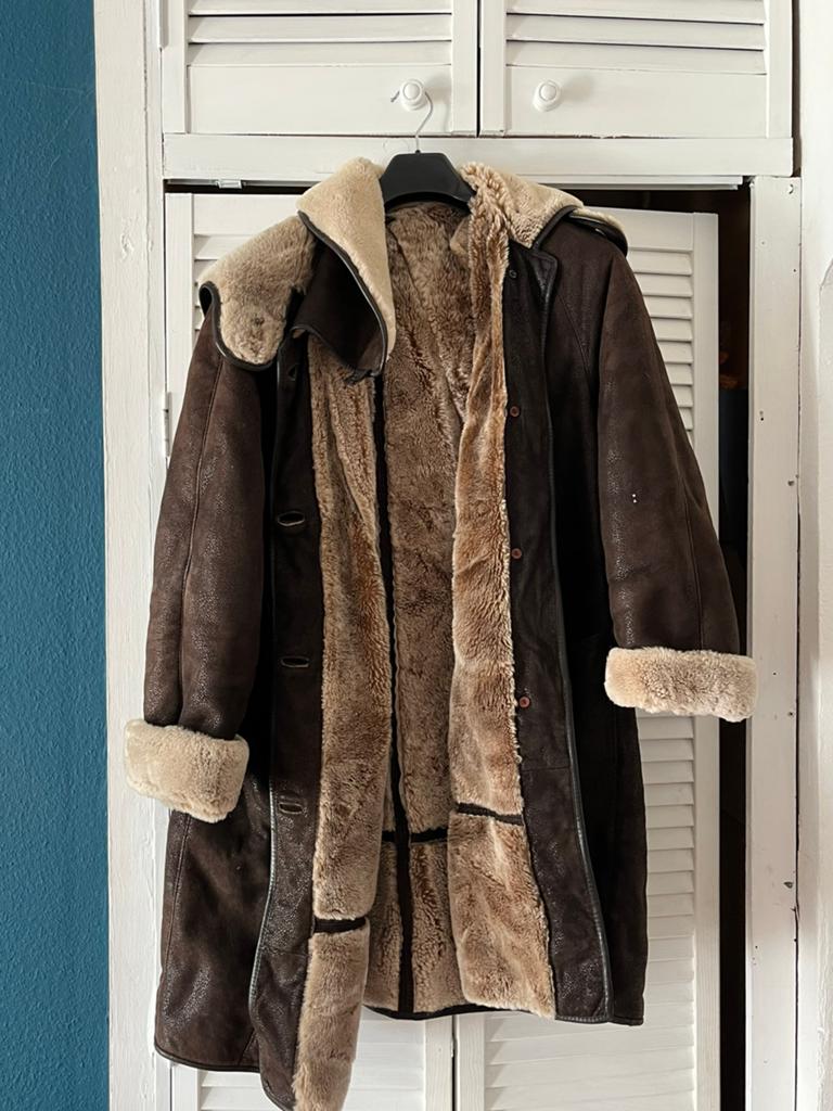 Manteau de fourrure femme mouton retourne gueros costas, Enlèvement ou Envoi, Comme neuf