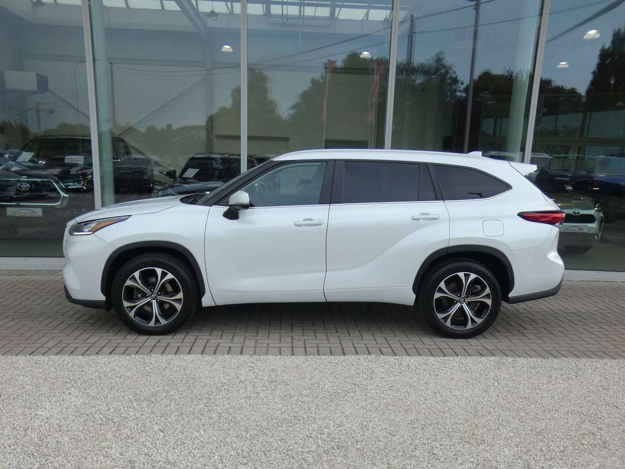 Toyota highlander Hybrid AWD 7PL +LEDER +Zetelverwarming +DO, Auto's, Automaat, 2095 kg, Gebruikt, 4 cilinders