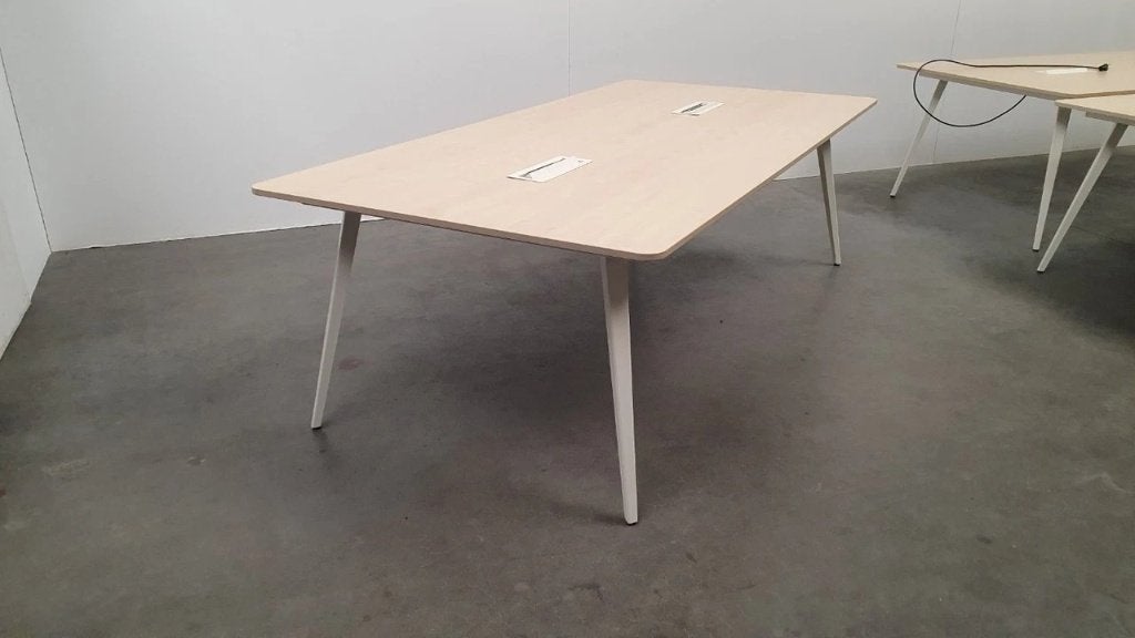 Gispen TEAM TM design tafel dutch design modulair, Huis en Inrichting, Ophalen, Elektrisch, Gebruikt, Wit