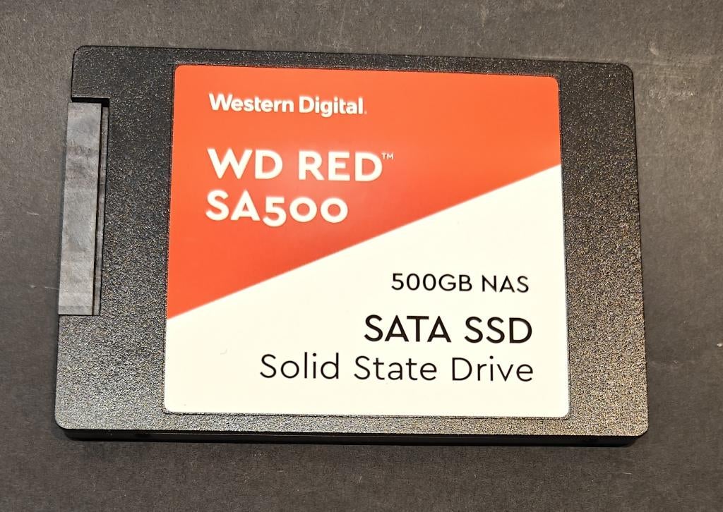 Western Digital SATA 500GB SSD RED - SA500, Intern, Western Digital, Ophalen of Verzenden, Zo goed als nieuw