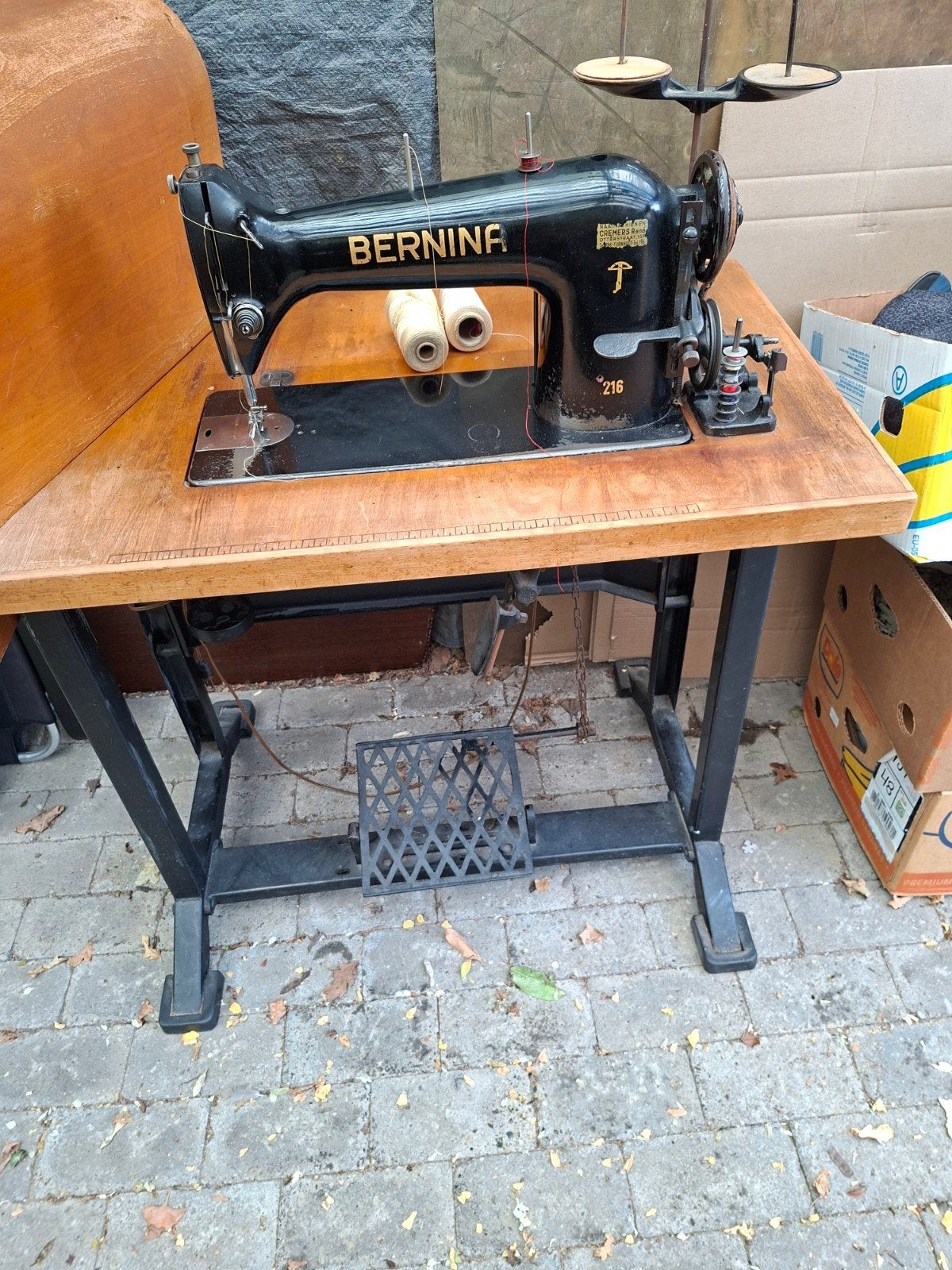 Vintage Bernina Naaimachine 216 met EREA Transformator, Ophalen