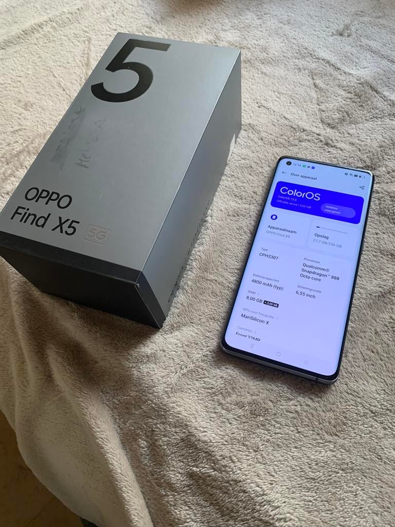 Oppo find x5 achterkant barst, Ophalen, Gebruikt