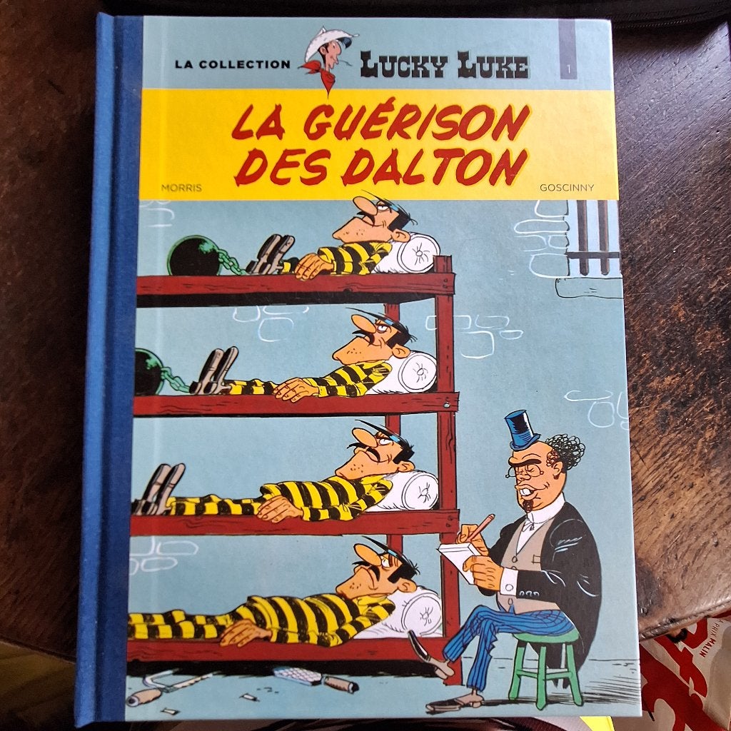 Lucky luke la guérison des daltons morris, Eén stripboek, Ophalen of Verzenden, Zo goed als nieuw, Morris