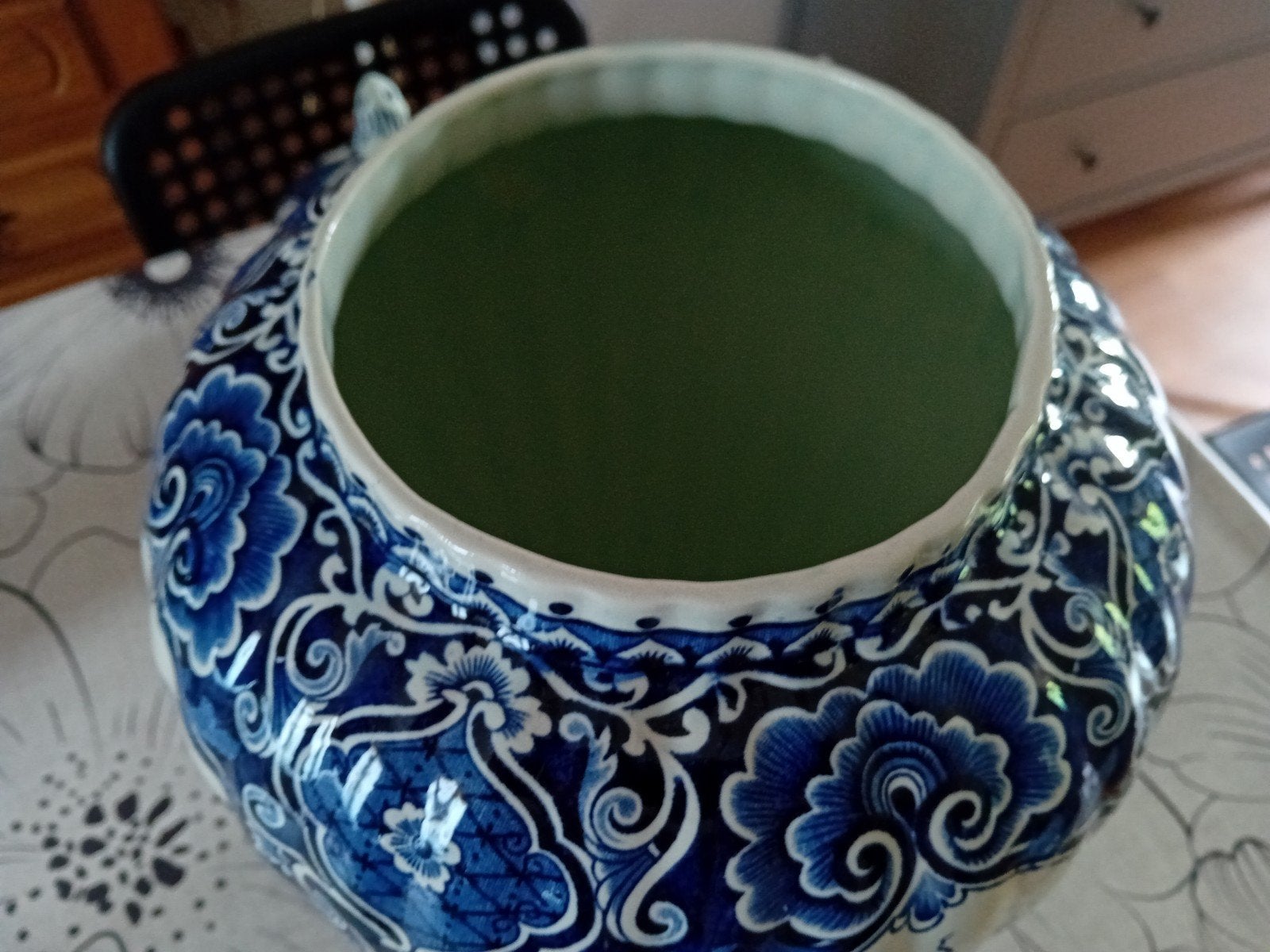 Vase delf h.50cm, Antiquités & Art, Enlèvement