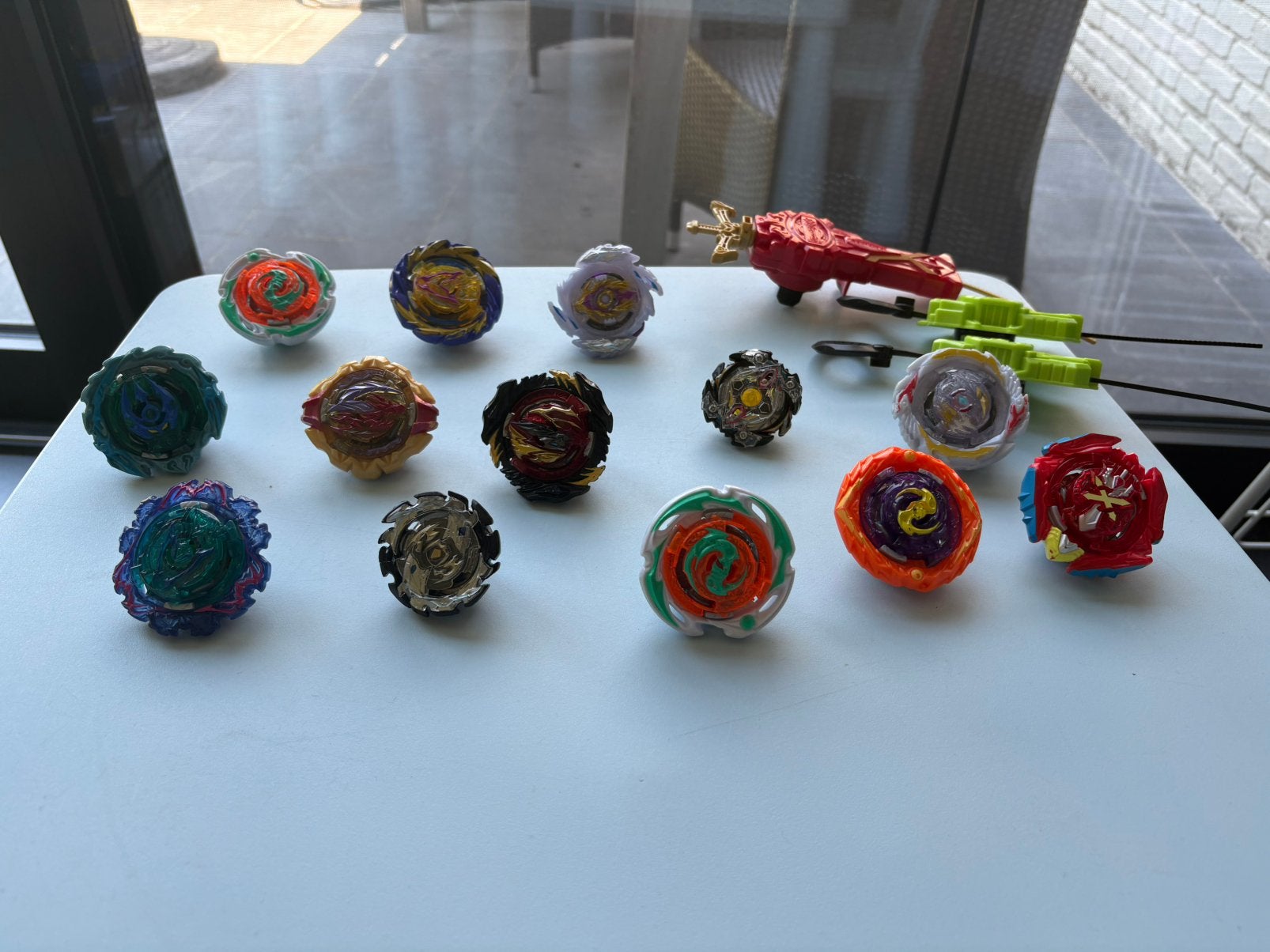 Set 13 stuks - Beyblade burst, Collections, Jouets, Enlèvement ou Envoi, Utilisé