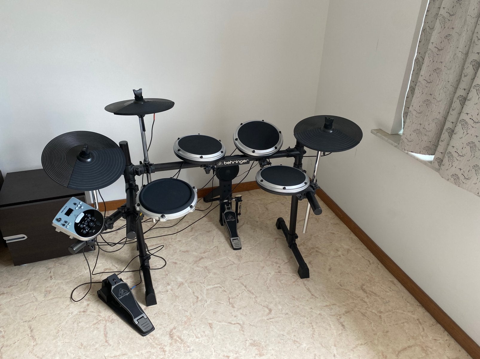 Elektrische drumstel, Ophalen, Zo goed als nieuw