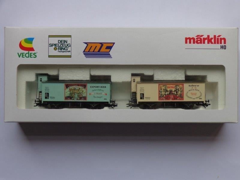 Marklin ho Württemberg 94014 Coffret de 2 Wagons 'Bières'., Enlèvement ou Envoi, Neuf, Wagon, Märklin