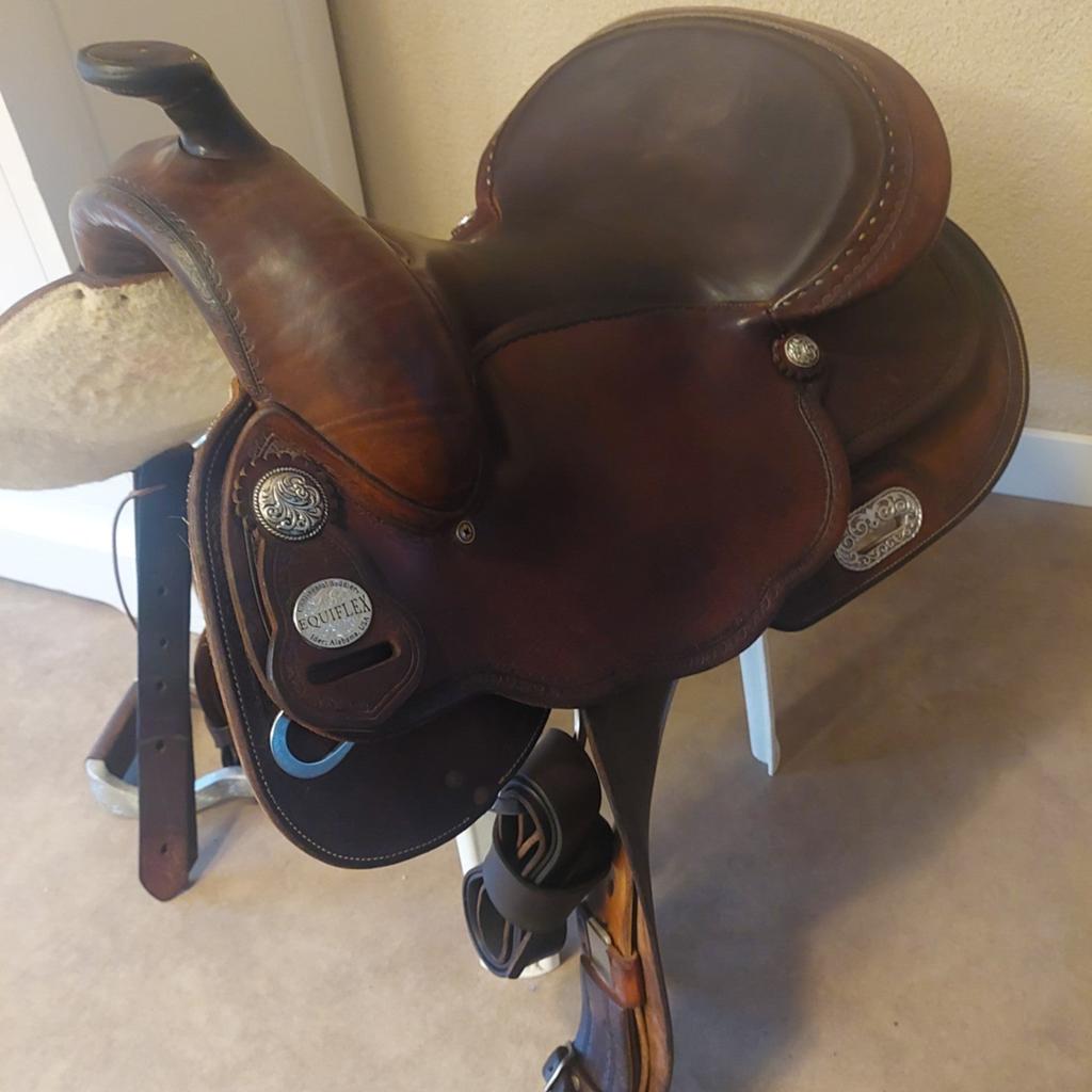 Westernzadel Continental Equiflex 16 inch, Enlèvement, Western