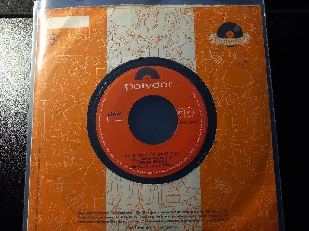 PETER WYNNE - I'm A Fool To Want You '7 Popcorn Dubbel Sider, 7 inch, Ophalen of Verzenden, Zo goed als nieuw, Pop