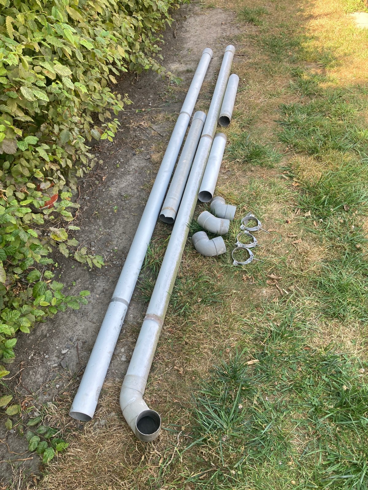 Regenpijp 80mm PVC, Ophalen, Afvoer, Gebruikt, 6 meter of meer
