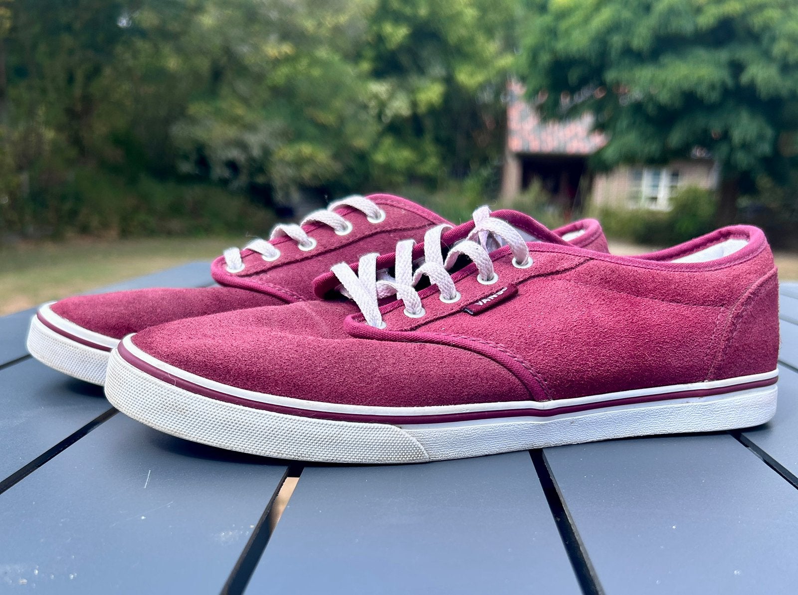Vans sneakers bordeaux maat 38,5, Ophalen of Verzenden, Zo goed als nieuw, Rood, Sneakers