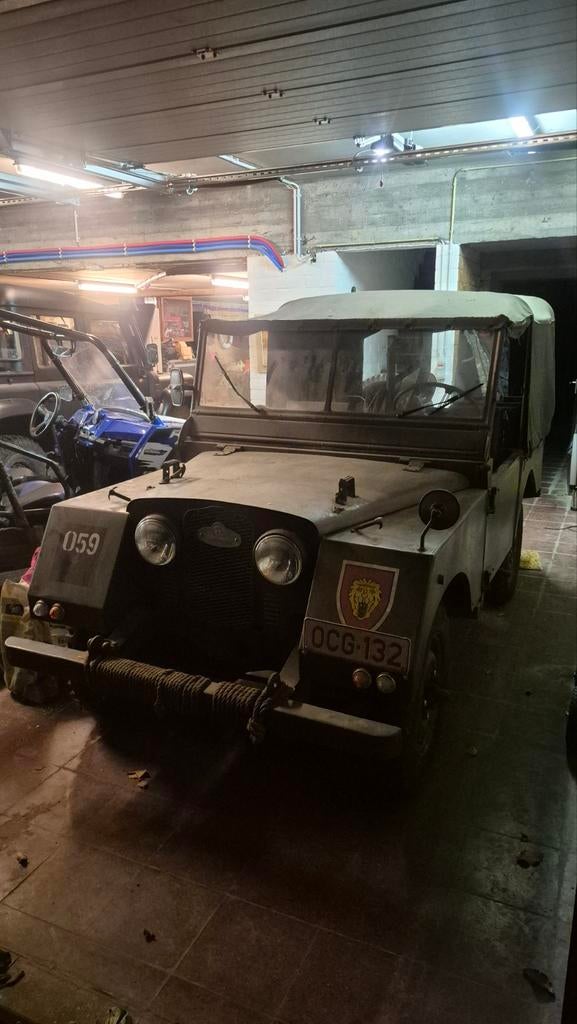 Landrover minerva 1952 diesel, Ophalen