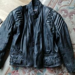 lederen motovest, Motoren, Kleding | Motorkleding, Ophalen, Nieuw zonder kaartje, Heren, Jas | leer
