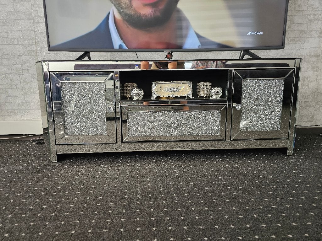 Tv meubel, Ophalen, Zo goed als nieuw, Glas