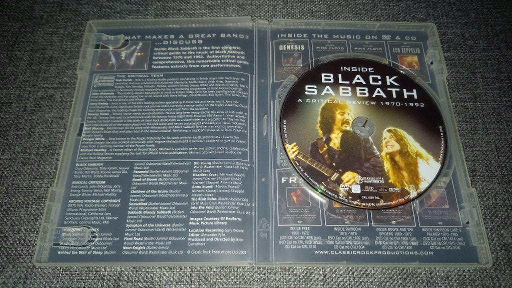 DVD Black Sabbath, Ophalen of Verzenden, Gebruikt