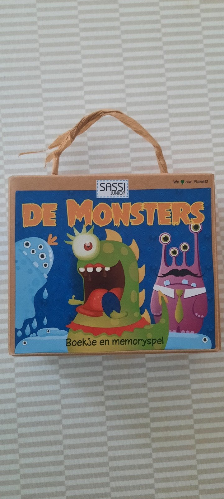 monstermemory + boekje, Een of twee spelers, Ophalen, Zo goed als nieuw, Sassi
